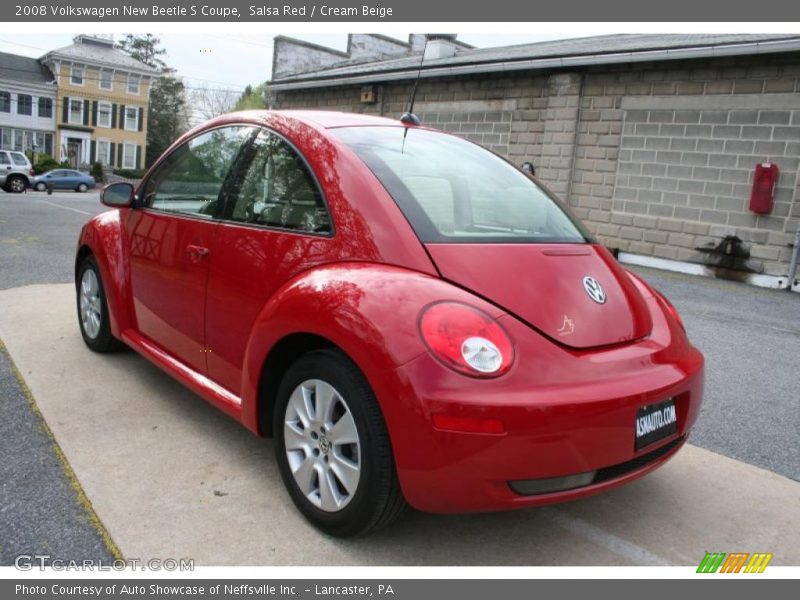 Salsa Red / Cream Beige 2008 Volkswagen New Beetle S Coupe