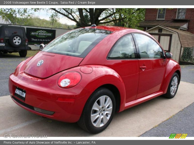 Salsa Red / Cream Beige 2008 Volkswagen New Beetle S Coupe