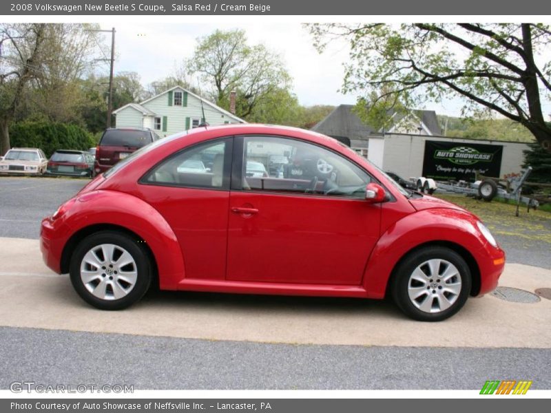 Salsa Red / Cream Beige 2008 Volkswagen New Beetle S Coupe