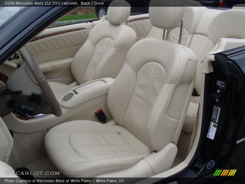 Black / Stone 2008 Mercedes-Benz CLK 550 Cabriolet
