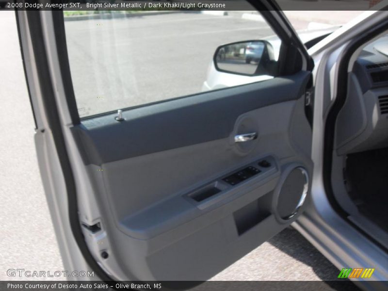 Bright Silver Metallic / Dark Khaki/Light Graystone 2008 Dodge Avenger SXT