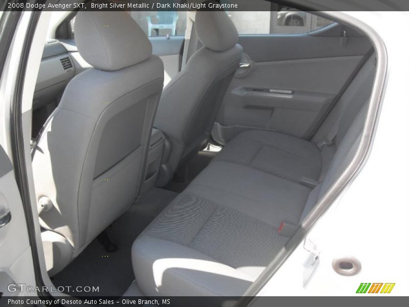 Bright Silver Metallic / Dark Khaki/Light Graystone 2008 Dodge Avenger SXT