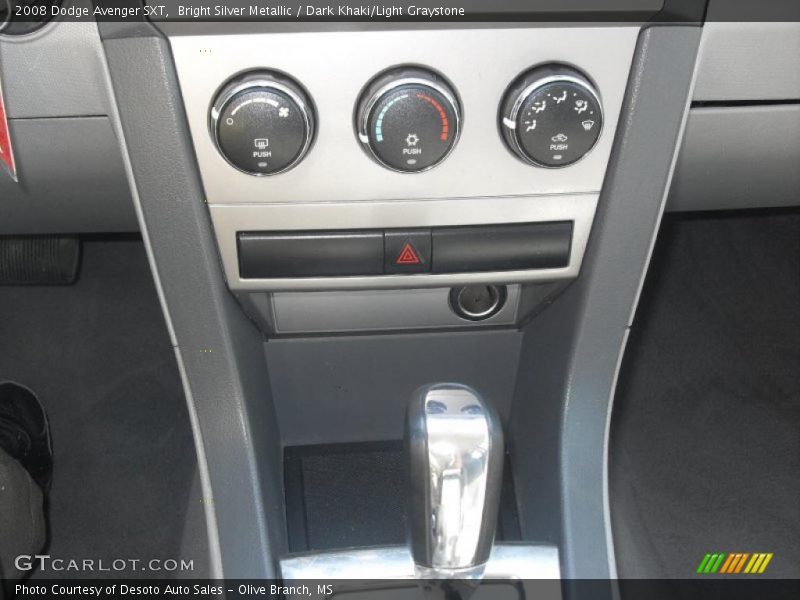 Bright Silver Metallic / Dark Khaki/Light Graystone 2008 Dodge Avenger SXT