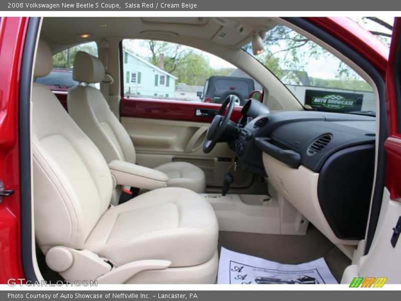 Salsa Red / Cream Beige 2008 Volkswagen New Beetle S Coupe