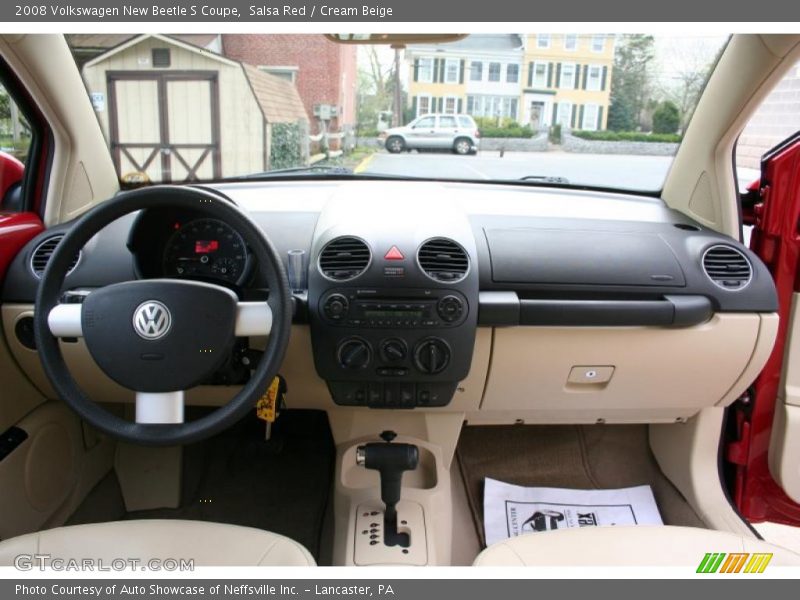 Salsa Red / Cream Beige 2008 Volkswagen New Beetle S Coupe