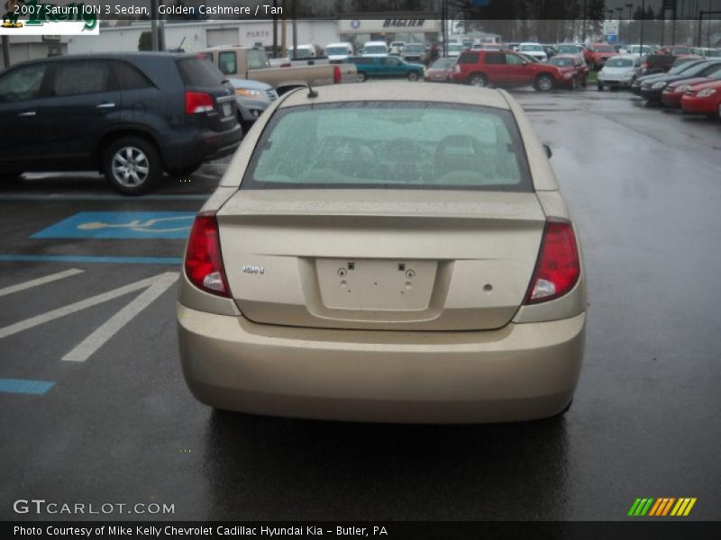 Golden Cashmere / Tan 2007 Saturn ION 3 Sedan