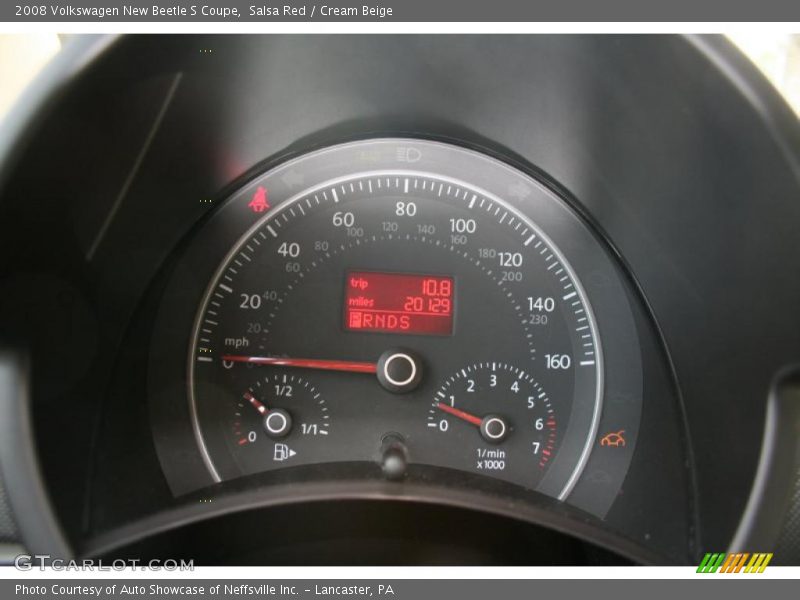 Salsa Red / Cream Beige 2008 Volkswagen New Beetle S Coupe
