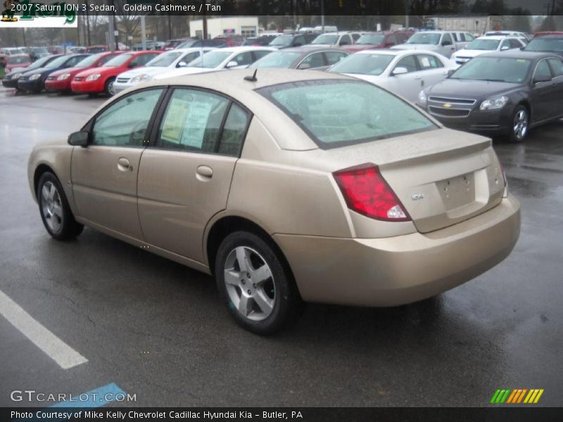 Golden Cashmere / Tan 2007 Saturn ION 3 Sedan