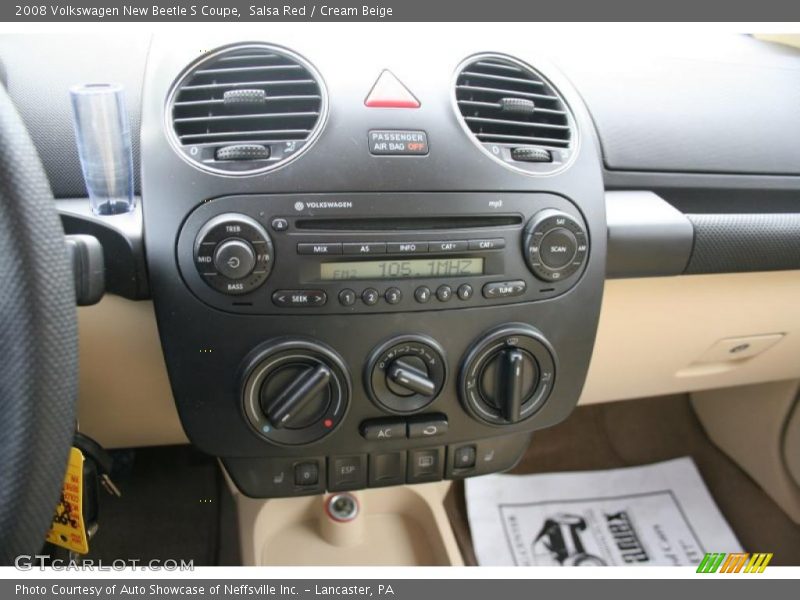 Salsa Red / Cream Beige 2008 Volkswagen New Beetle S Coupe