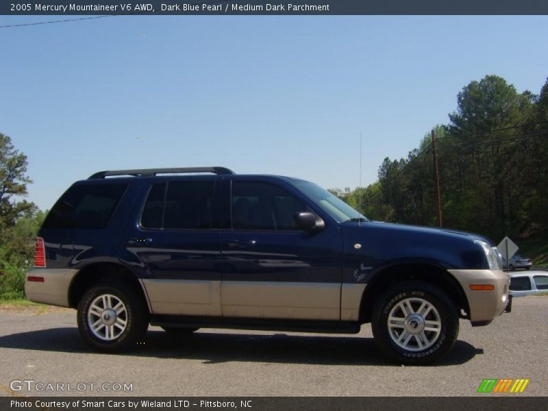 Dark Blue Pearl / Medium Dark Parchment 2005 Mercury Mountaineer V6 AWD