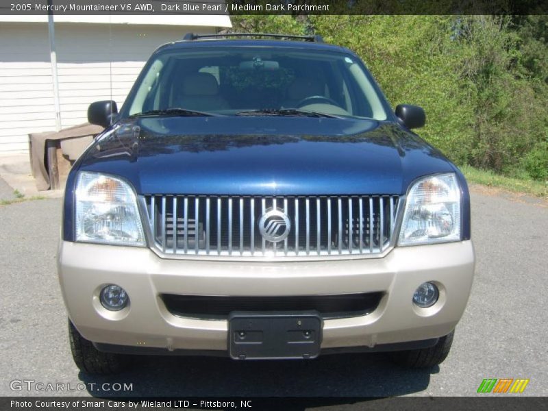 Dark Blue Pearl / Medium Dark Parchment 2005 Mercury Mountaineer V6 AWD
