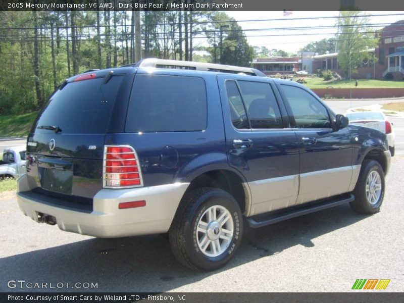 Dark Blue Pearl / Medium Dark Parchment 2005 Mercury Mountaineer V6 AWD