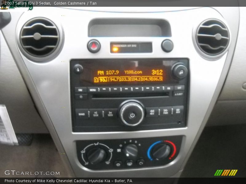 Golden Cashmere / Tan 2007 Saturn ION 3 Sedan