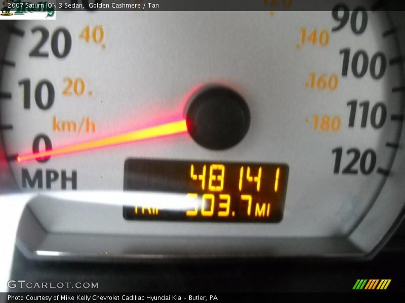 Golden Cashmere / Tan 2007 Saturn ION 3 Sedan