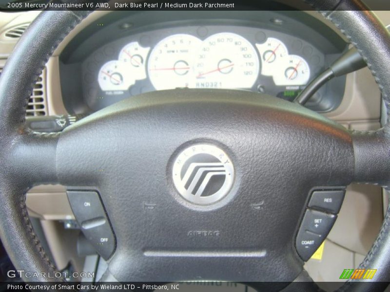 Dark Blue Pearl / Medium Dark Parchment 2005 Mercury Mountaineer V6 AWD