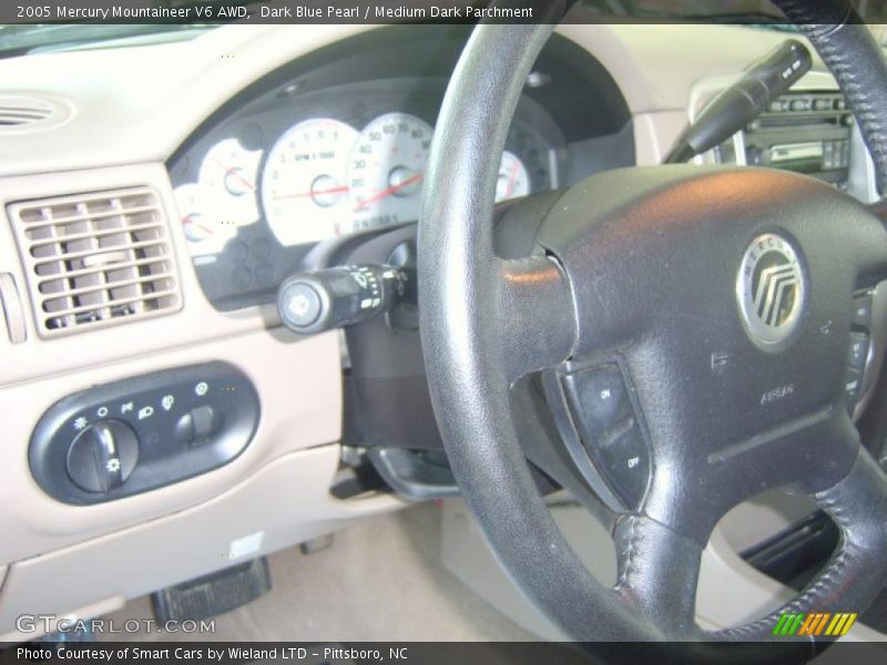 Dark Blue Pearl / Medium Dark Parchment 2005 Mercury Mountaineer V6 AWD