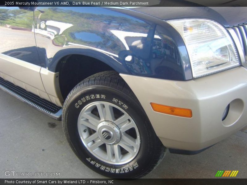 Dark Blue Pearl / Medium Dark Parchment 2005 Mercury Mountaineer V6 AWD