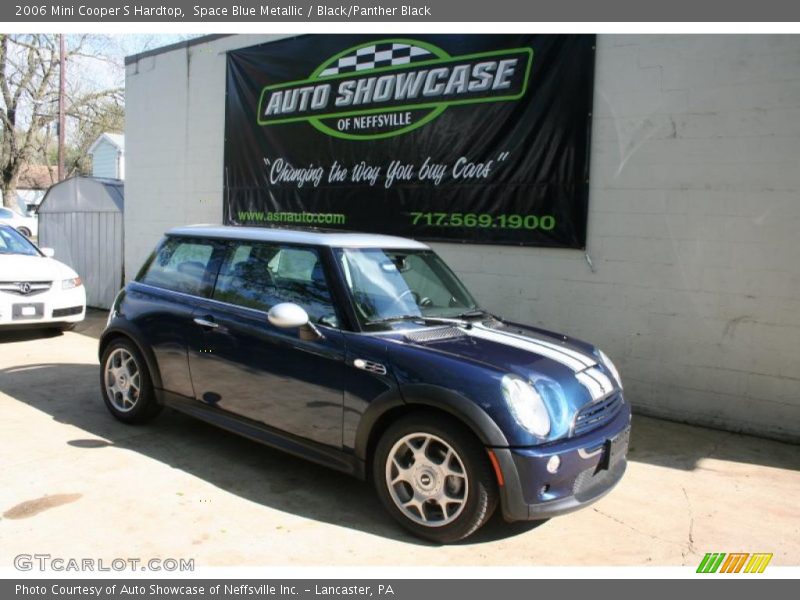 Space Blue Metallic / Black/Panther Black 2006 Mini Cooper S Hardtop