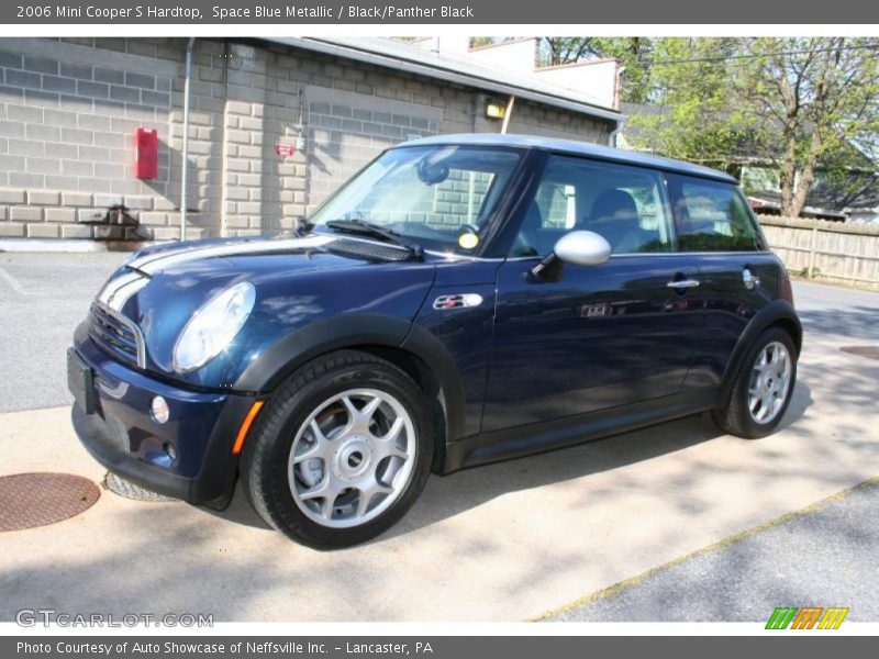 Space Blue Metallic / Black/Panther Black 2006 Mini Cooper S Hardtop