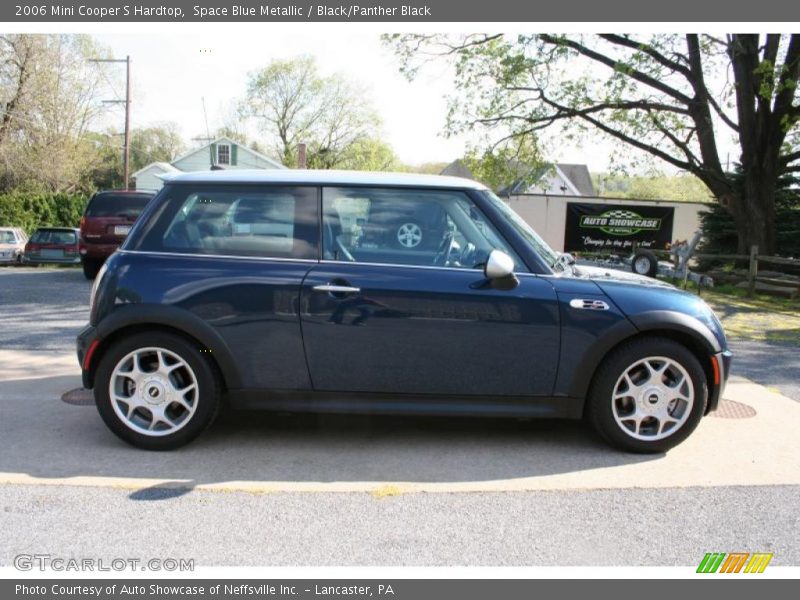 Space Blue Metallic / Black/Panther Black 2006 Mini Cooper S Hardtop