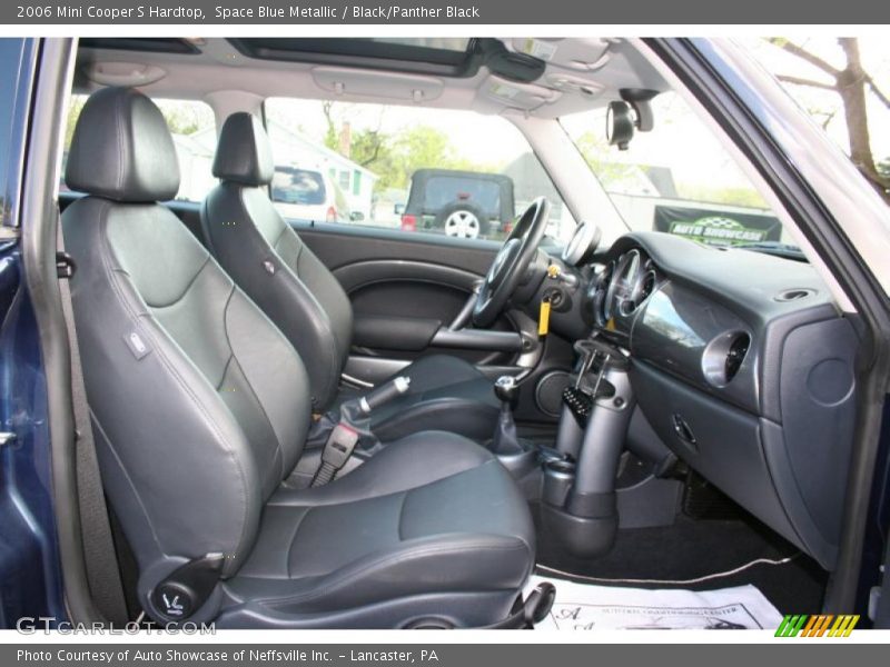 Space Blue Metallic / Black/Panther Black 2006 Mini Cooper S Hardtop