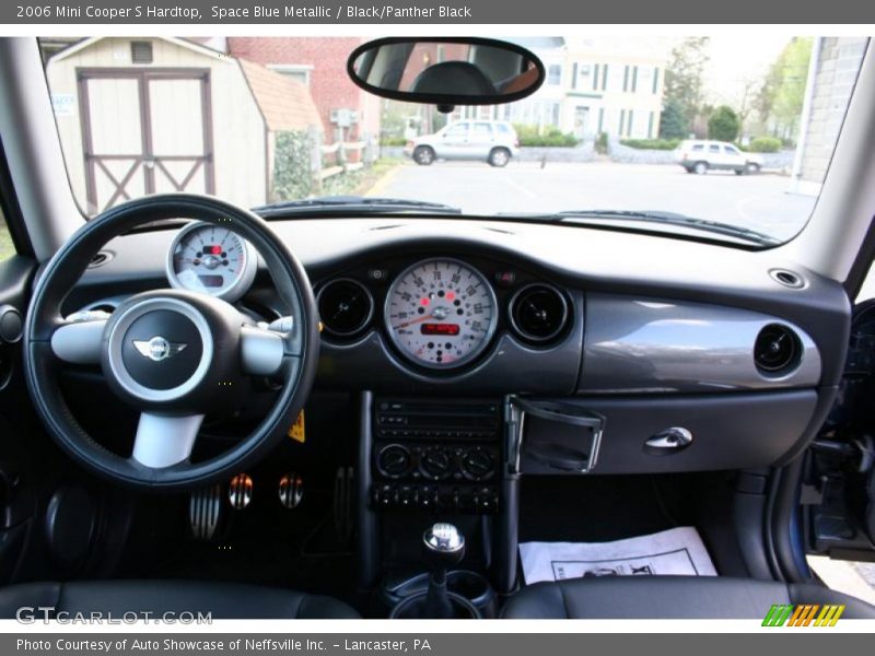 Space Blue Metallic / Black/Panther Black 2006 Mini Cooper S Hardtop