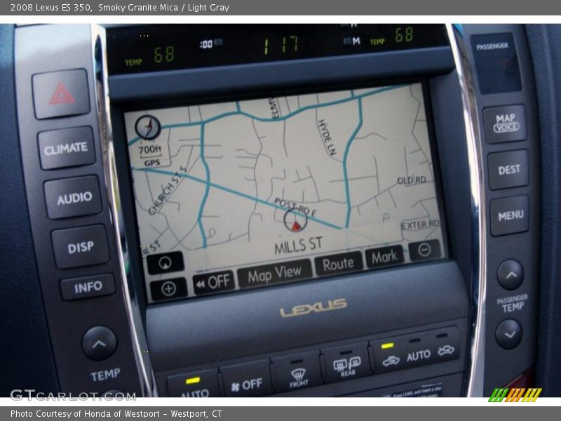 Smoky Granite Mica / Light Gray 2008 Lexus ES 350