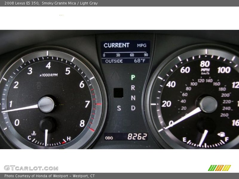 Smoky Granite Mica / Light Gray 2008 Lexus ES 350