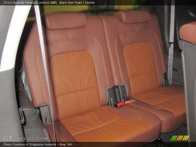 Black Noir Pearl / Saddle 2010 Hyundai Veracruz Limited AWD