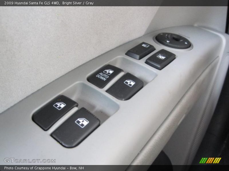 Bright Silver / Gray 2009 Hyundai Santa Fe GLS 4WD