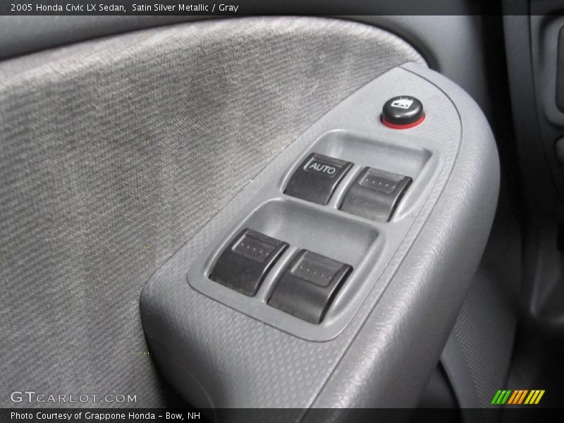Satin Silver Metallic / Gray 2005 Honda Civic LX Sedan