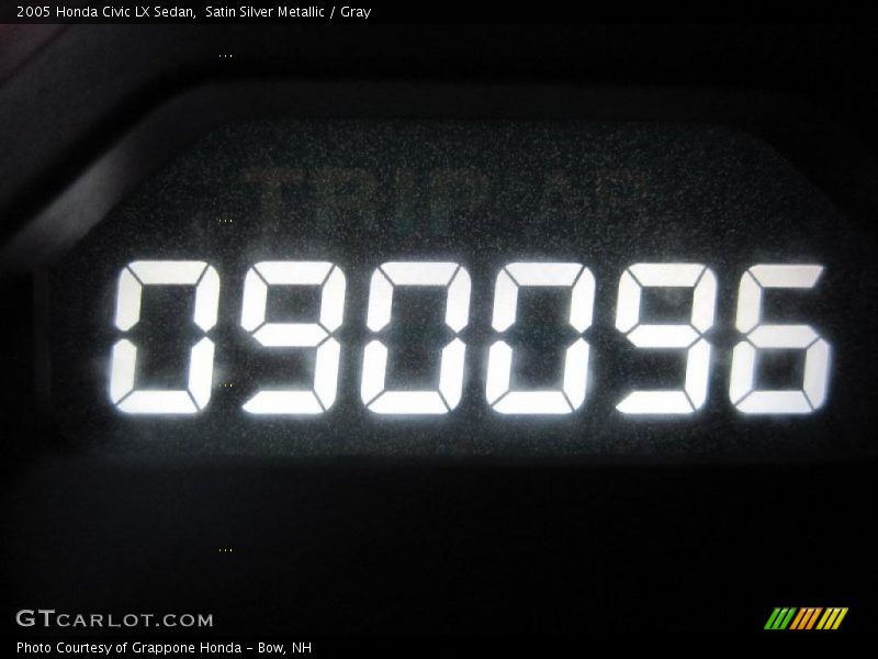 Satin Silver Metallic / Gray 2005 Honda Civic LX Sedan