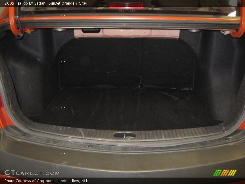 Sunset Orange / Gray 2009 Kia Rio LX Sedan