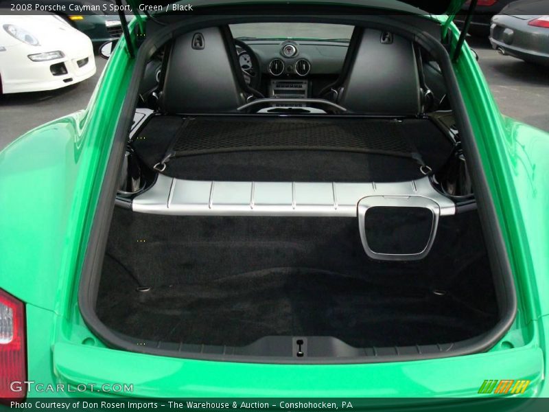 Green / Black 2008 Porsche Cayman S Sport
