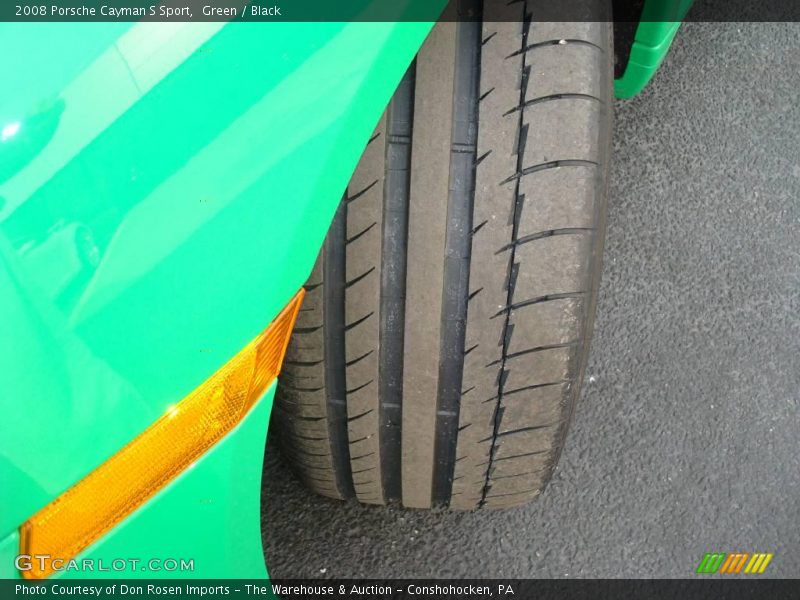 Green / Black 2008 Porsche Cayman S Sport
