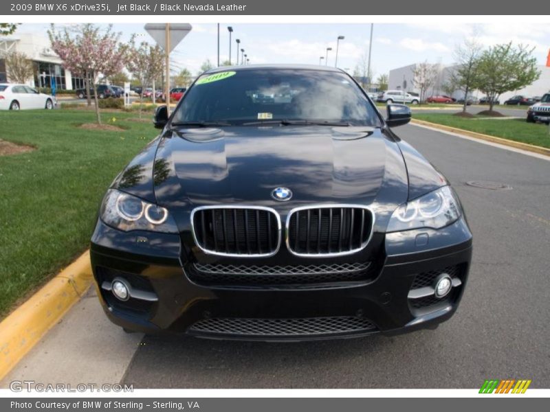 Jet Black / Black Nevada Leather 2009 BMW X6 xDrive35i