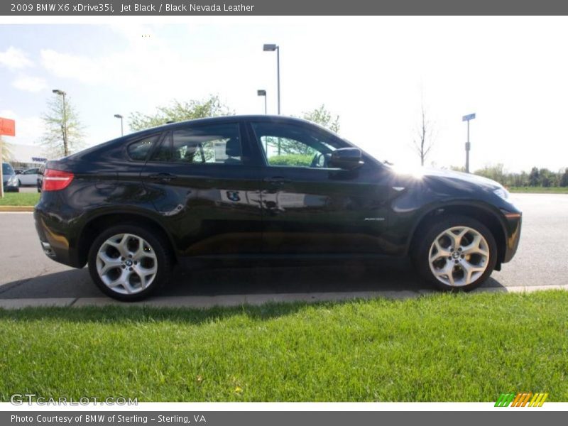 Jet Black / Black Nevada Leather 2009 BMW X6 xDrive35i