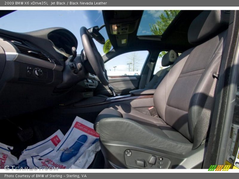 Jet Black / Black Nevada Leather 2009 BMW X6 xDrive35i
