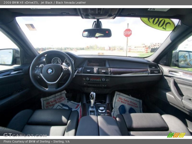 Jet Black / Black Nevada Leather 2009 BMW X6 xDrive35i