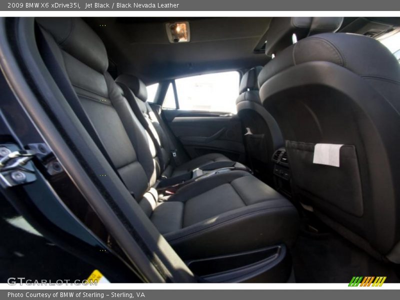 Jet Black / Black Nevada Leather 2009 BMW X6 xDrive35i
