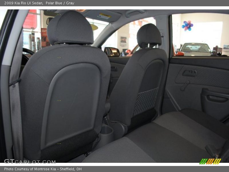 Polar Blue / Gray 2009 Kia Rio LX Sedan