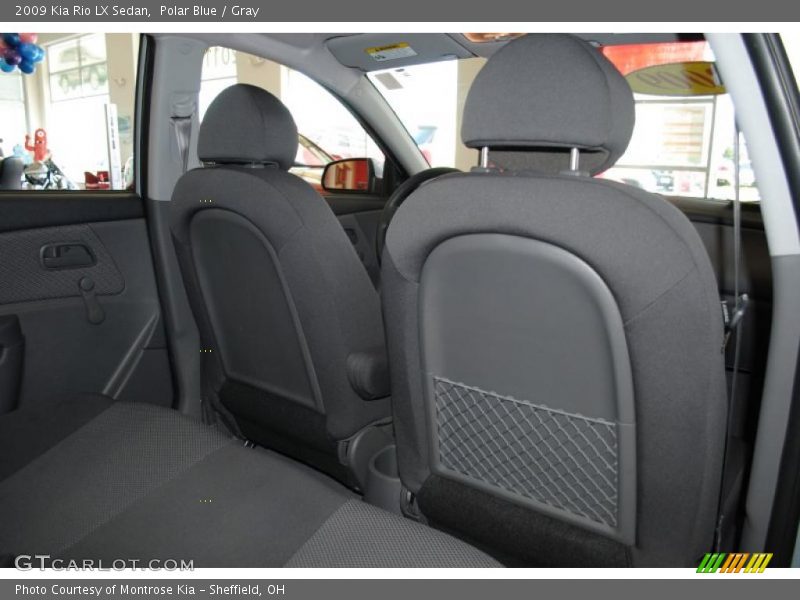 Polar Blue / Gray 2009 Kia Rio LX Sedan