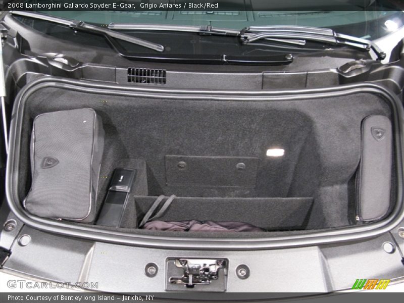 Grigio Antares / Black/Red 2008 Lamborghini Gallardo Spyder E-Gear