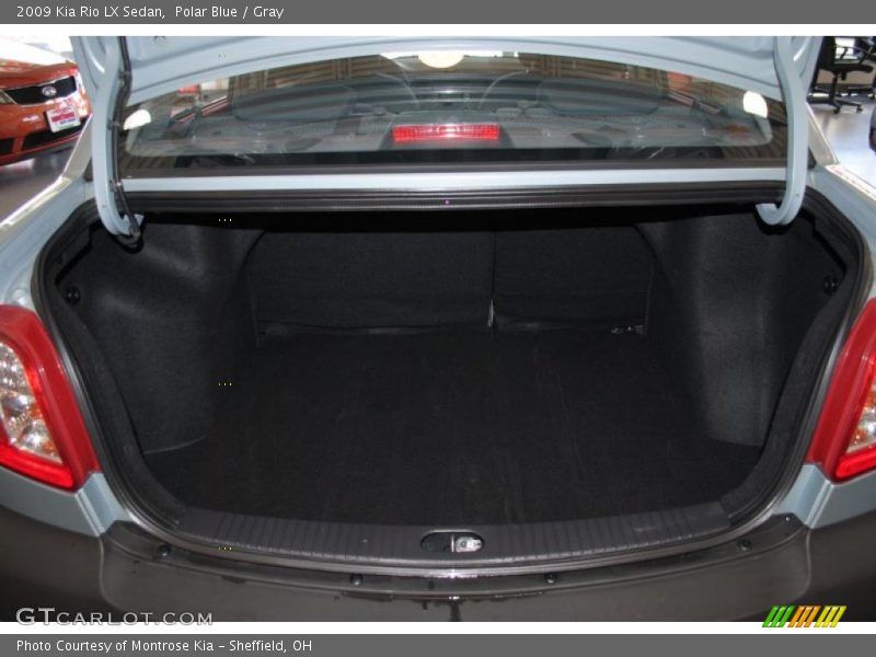 Polar Blue / Gray 2009 Kia Rio LX Sedan