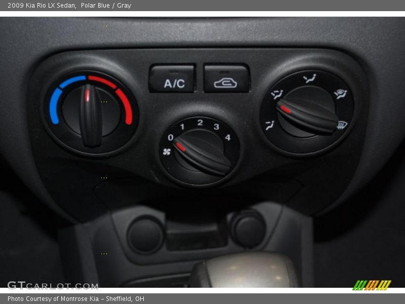 Polar Blue / Gray 2009 Kia Rio LX Sedan