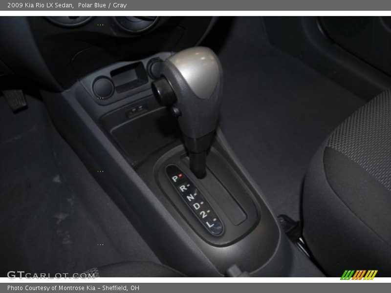 Polar Blue / Gray 2009 Kia Rio LX Sedan
