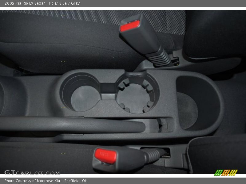 Polar Blue / Gray 2009 Kia Rio LX Sedan