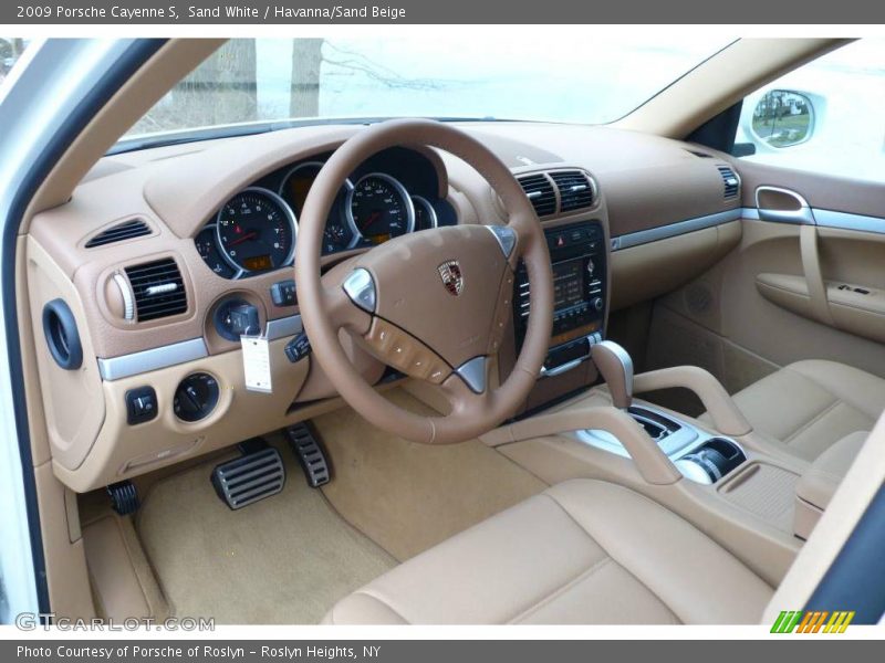 Sand White / Havanna/Sand Beige 2009 Porsche Cayenne S