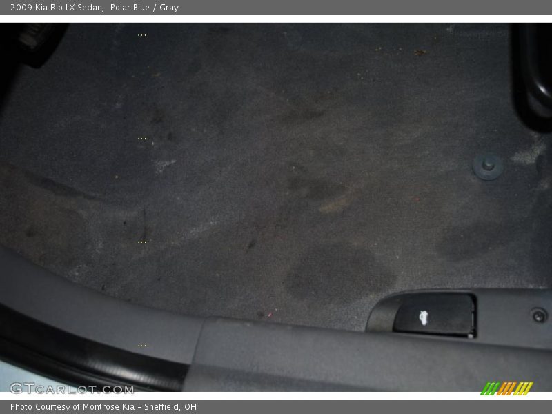 Polar Blue / Gray 2009 Kia Rio LX Sedan