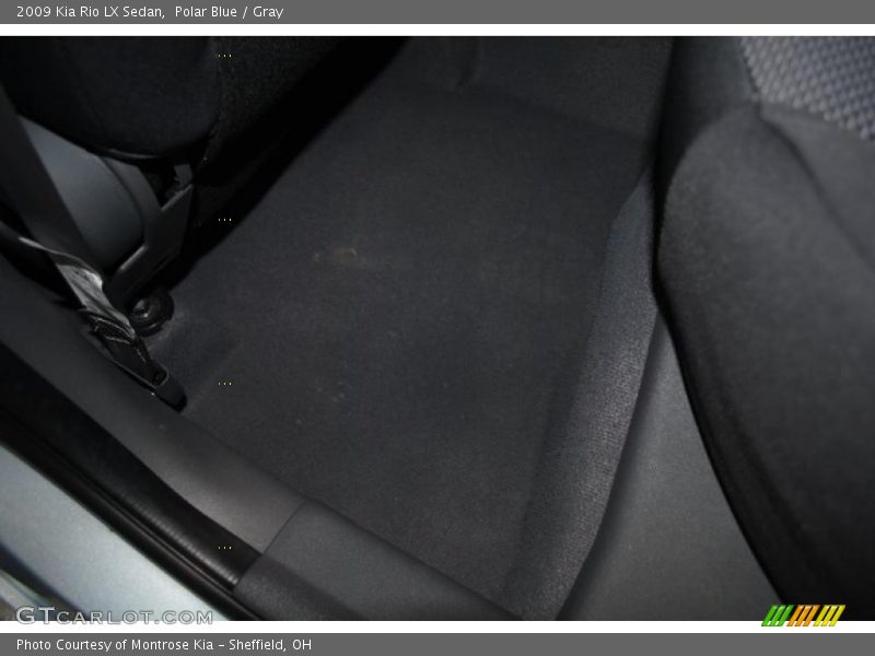 Polar Blue / Gray 2009 Kia Rio LX Sedan